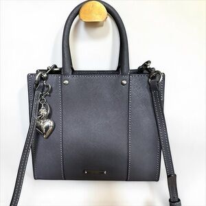 Rebecca Minkoff Mini Tote – Charcoal Gray Saffiano Leather – NWOT